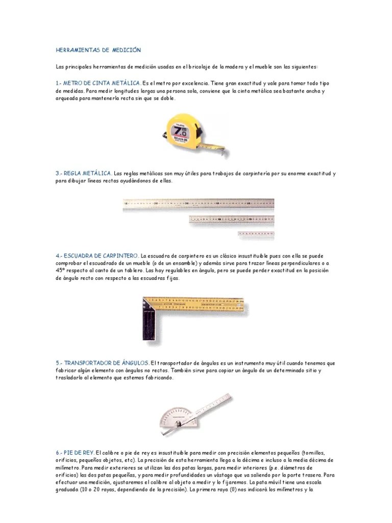 Herramientas De Carpinteria Metalica