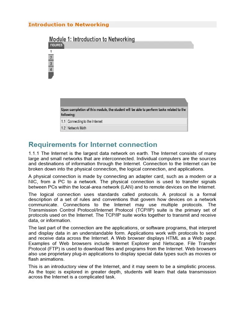 Introduction To Networking | PDF | Random Access Memory | Computer Network