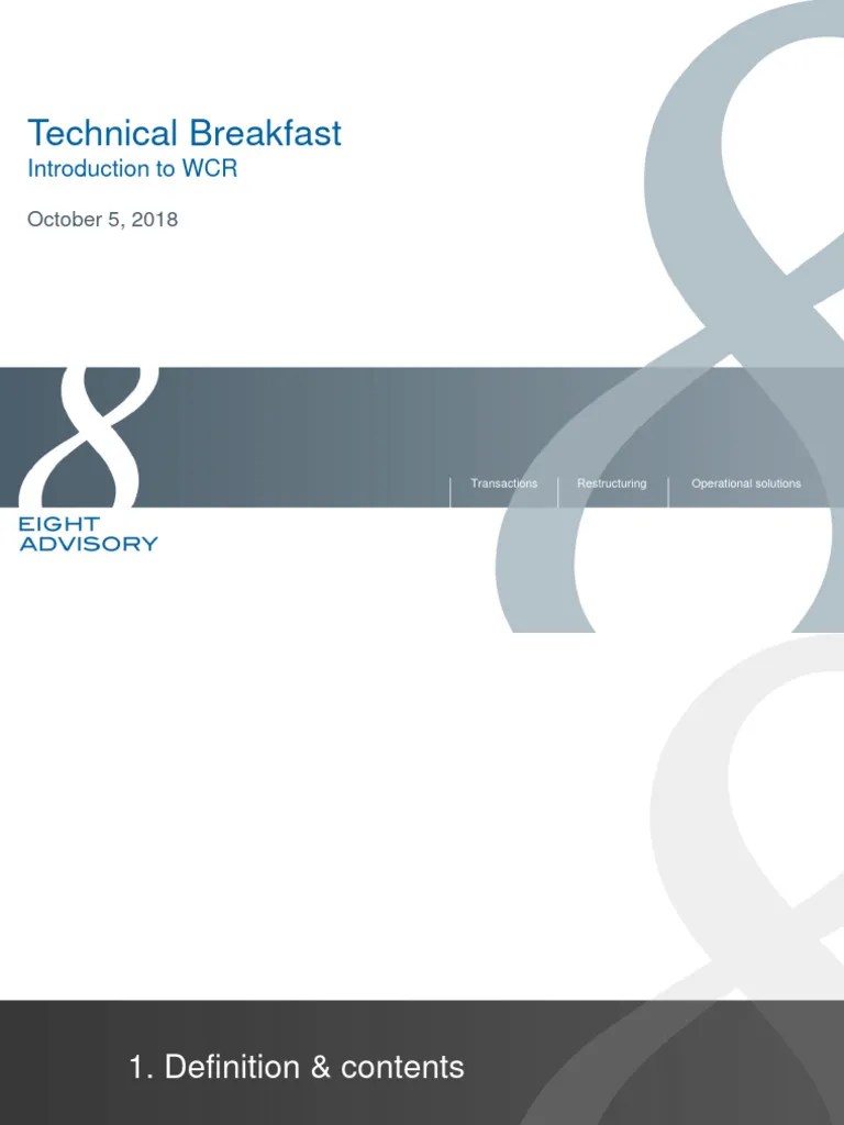 TS-A2-BS & CF Analysis-Working Capital (WC) - 2018 | PDF