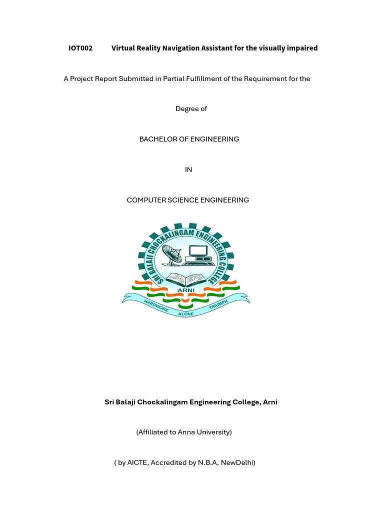 Virtual Assistant And Navigation For Visually Impa-1 | Download Free ...