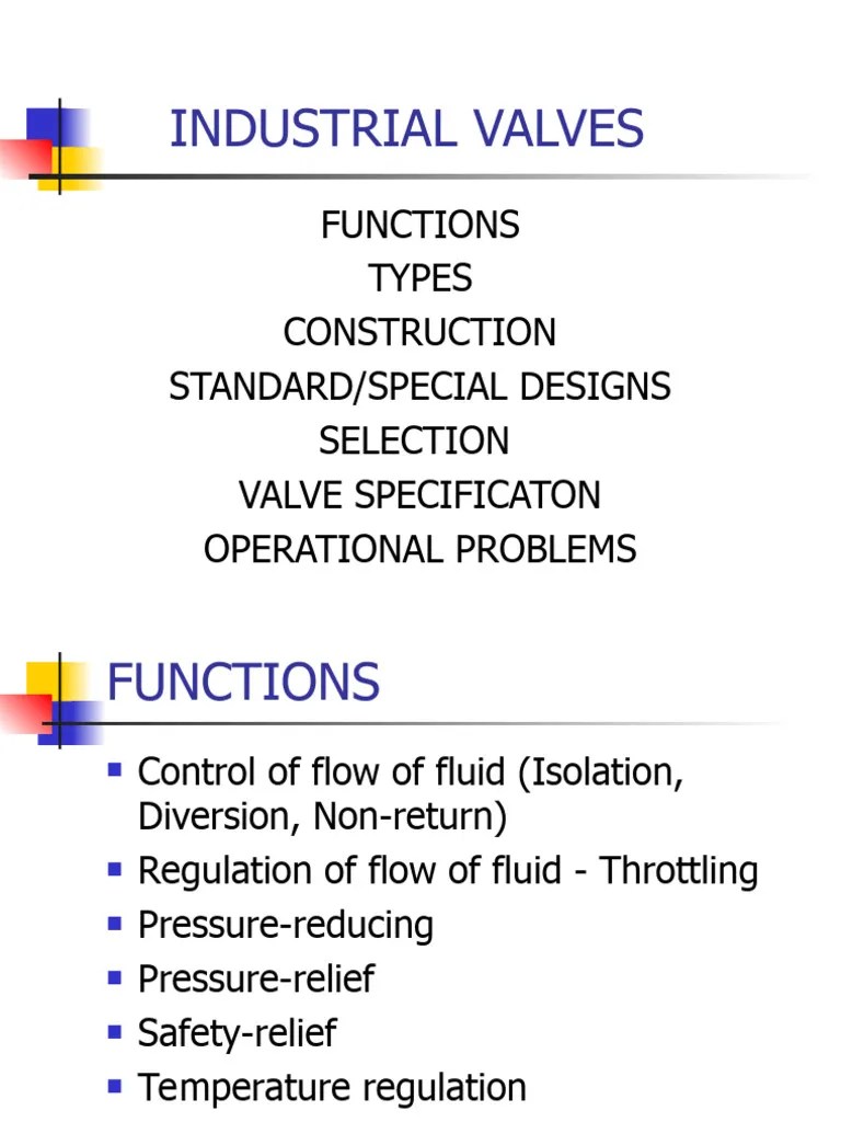 Industrial Valves | PDF | Valve | Plumbing