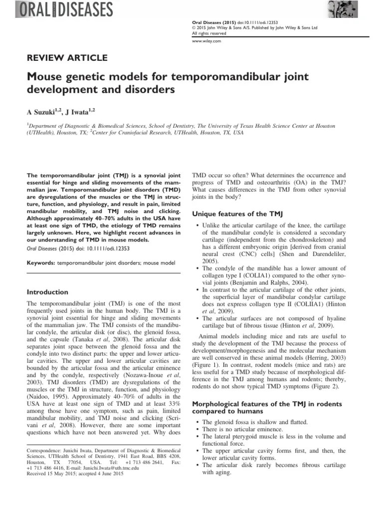 Mouse Genetic | PDF | Biology | Musculoskeletal System