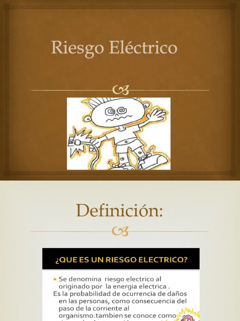 Riesgo Eléctrico CLASE 7 | PDF | Voltaje | Electromagnetismo