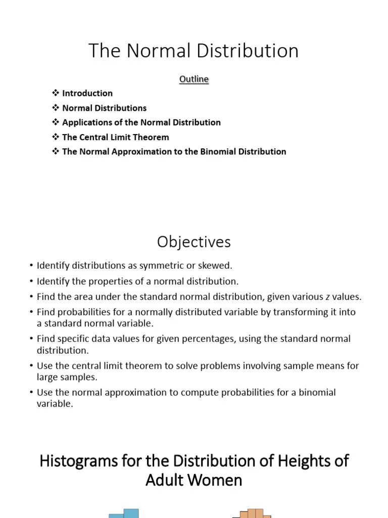 The Normal Distribution | PDF | Normal Distribution | Mode (Statistics)
