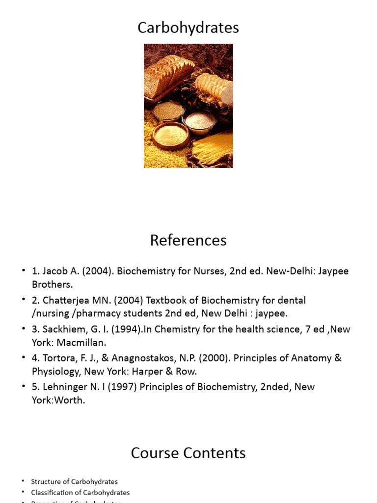 Carbohydrates | PDF | Carbohydrates | Organic Compounds