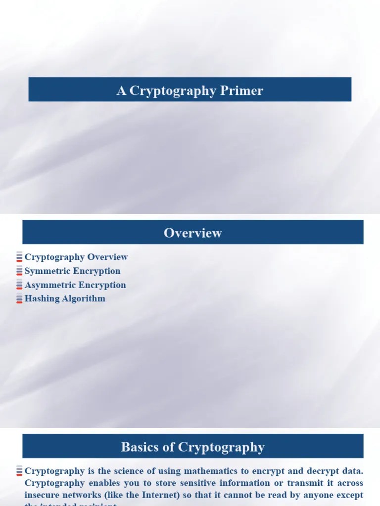 Lecture 2 A Cryptography | Download Free PDF | Cryptography | Public ...