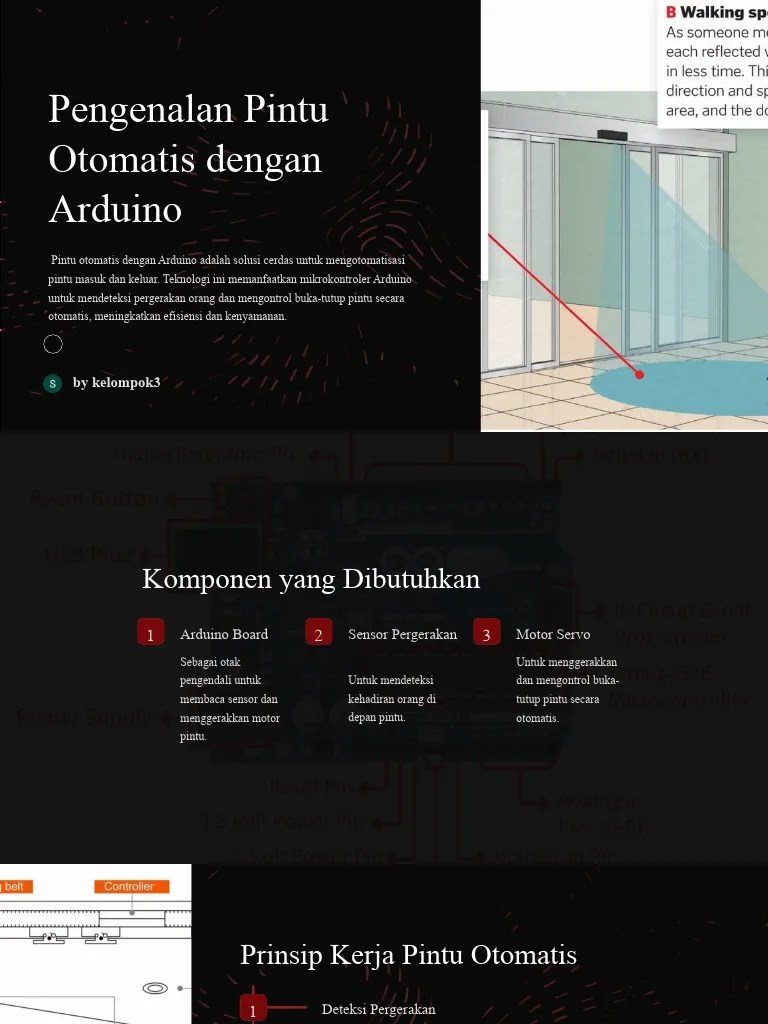 Pengenalan Pintu Otomatis Dengan Arduino | PDF