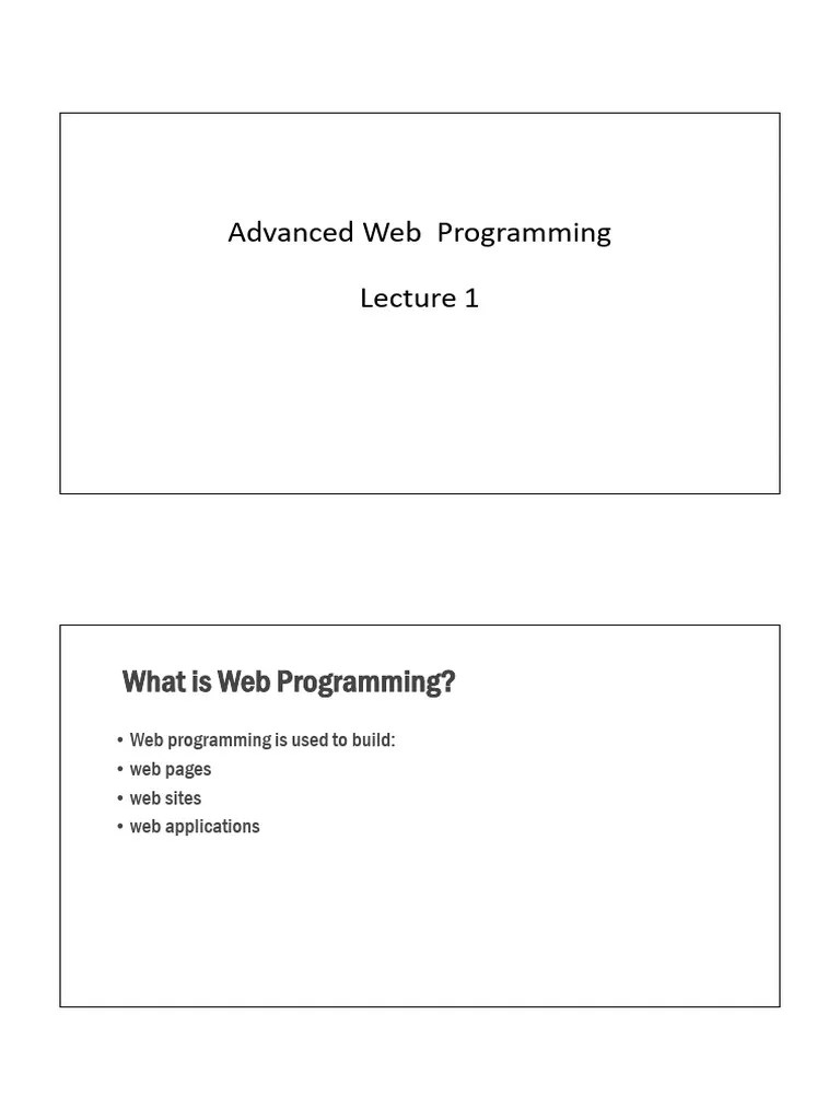 Part 1 | PDF | World Wide Web | Internet & Web