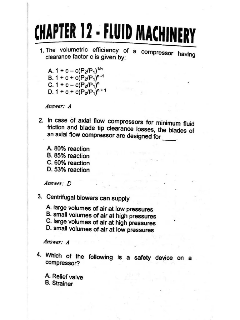 Fluid Machinery (Elements) | PDF