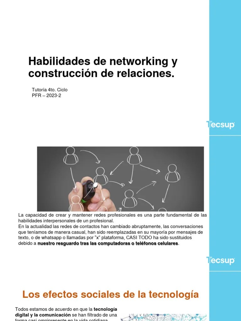 8. Habilidades De Networking Y Construcción De Relaciones | Descargar ...