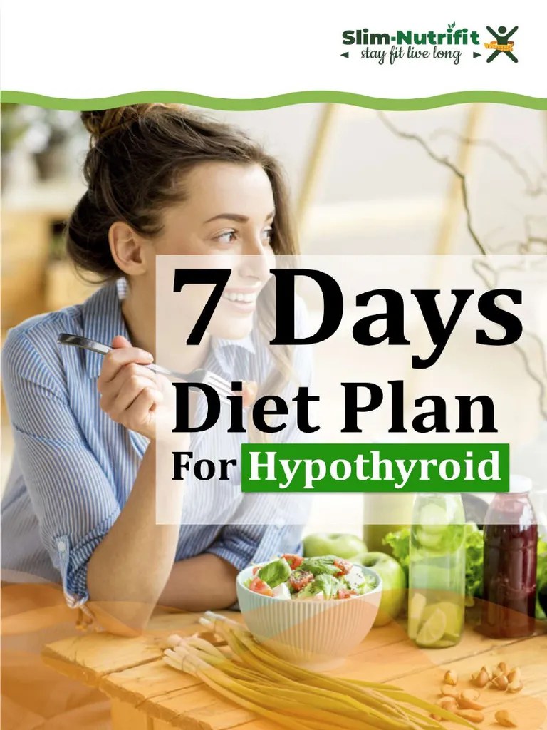 7 Day Diet Plan For Hypothyroid | PDF