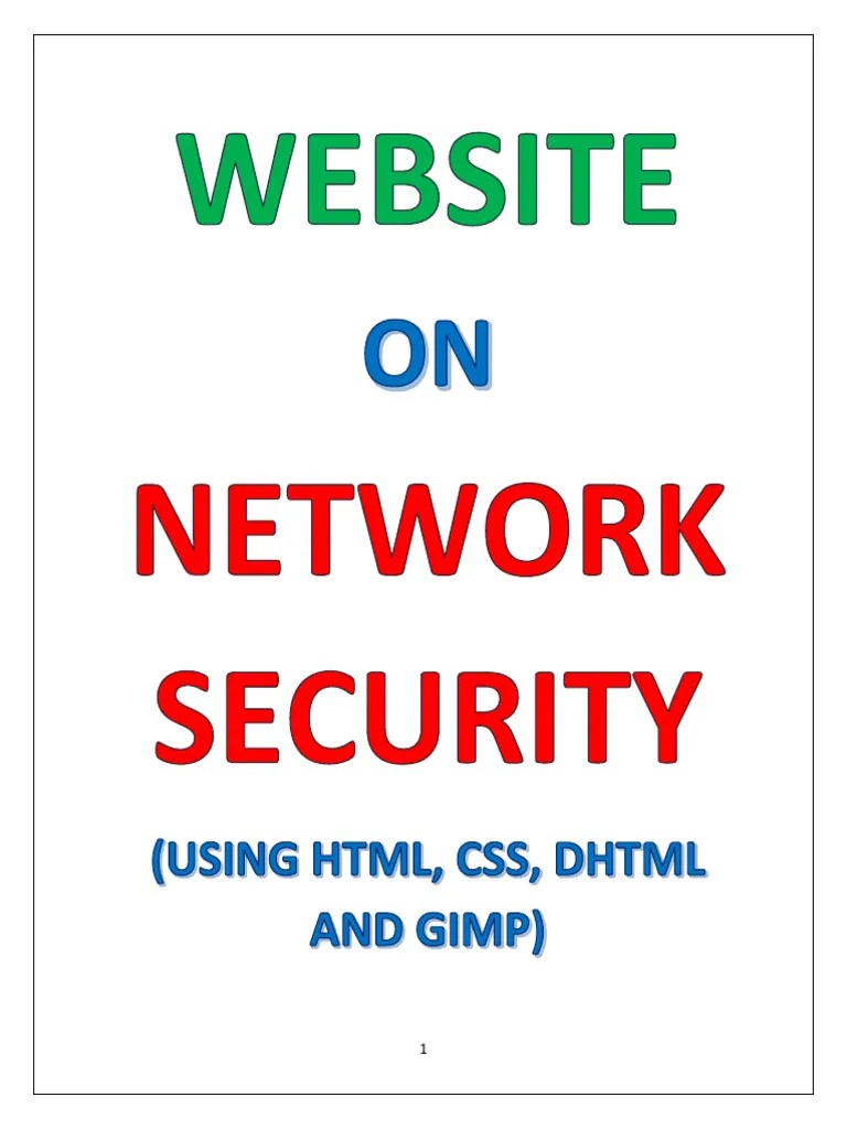 Network Security Project | PDF | Computer Security | Security