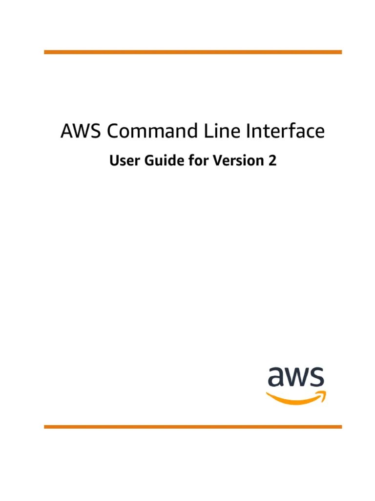 AWS - Command Line User Guide | PDF | Command Line Interface | Shell ...