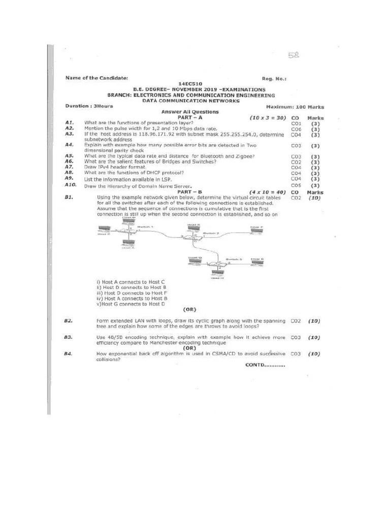 Data Communication Networks | PDF