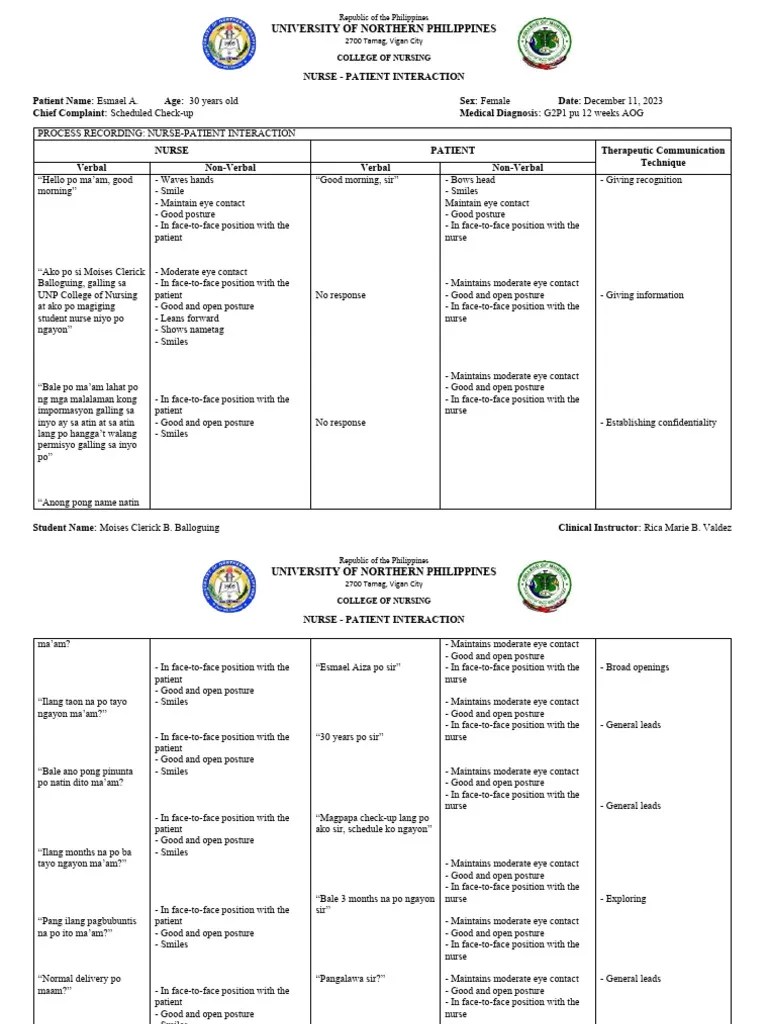 Nurse Patient Interaction | PDF | Communication | Nursing