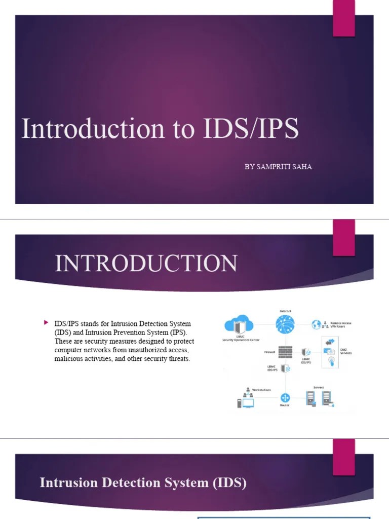 Introduction To IDS | PDF | Cybercrime | Computer Network Security