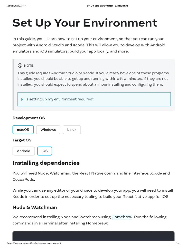 Get Started With React Native 2 | PDF | Xcode | Ios