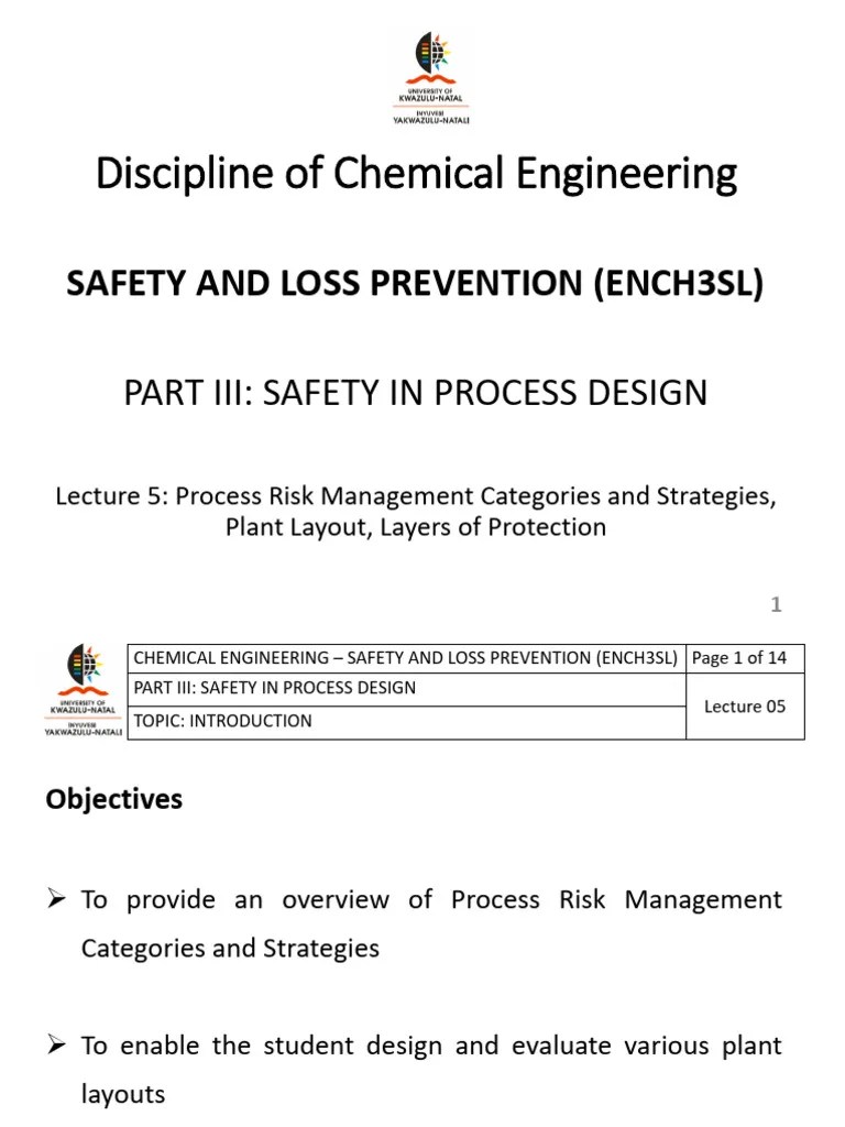 005 - Lecture - 5 - Safety In Process Design | PDF | Boiler | Chlorine