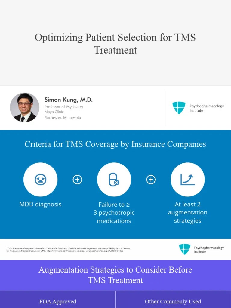 7708 Optimizing Patient Selection For TMS Treatment | PDF | Major Depressive Disorder ...