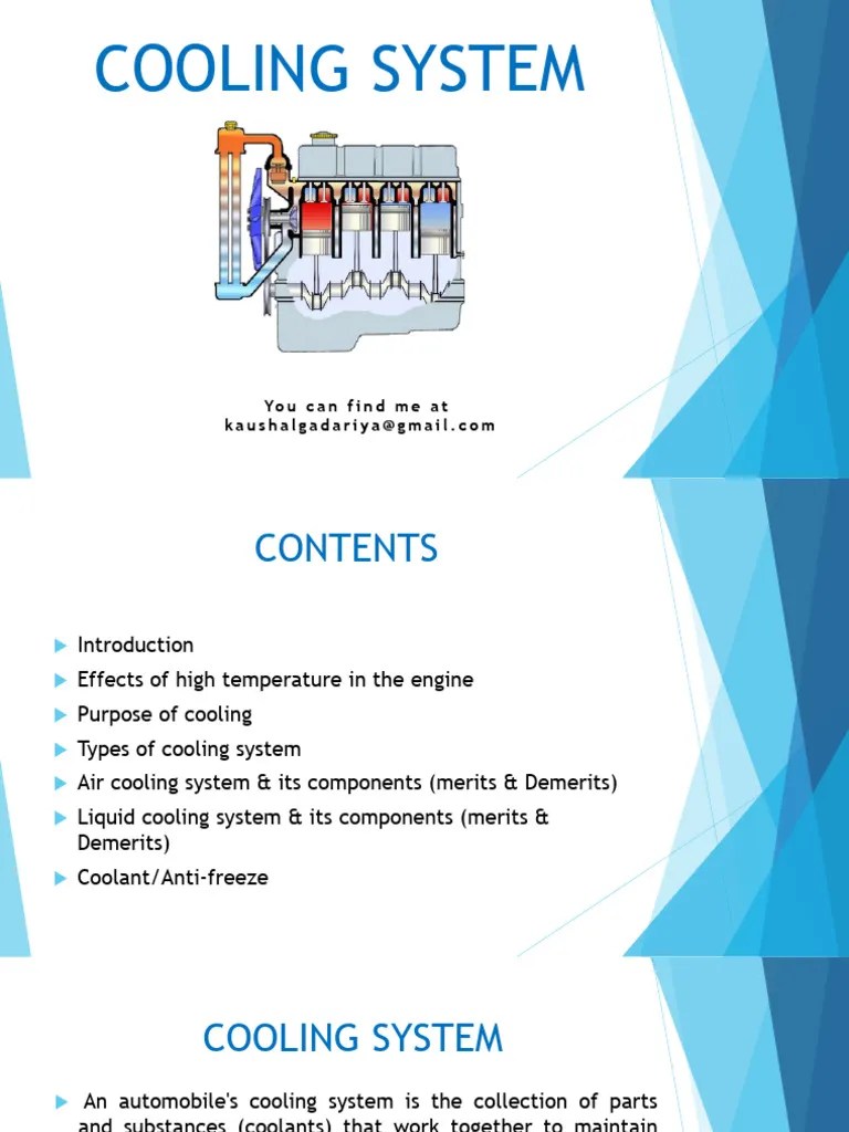 Cooling System | PDF | Radiator | Internal Combustion Engine
