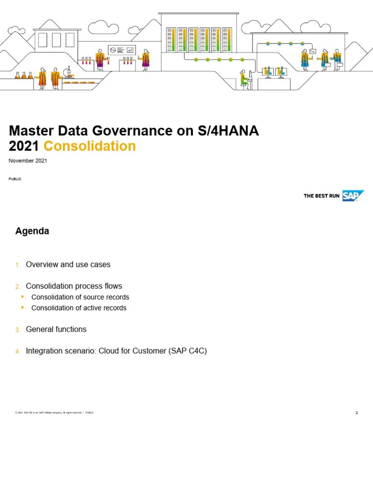 SAP Master Data Governance, Consolidation | Download Free PDF | Governance | Data Quality