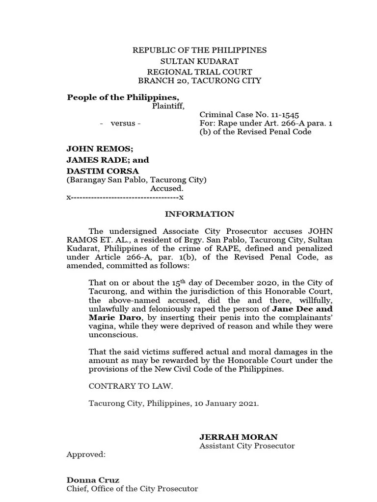 RAPE | PDF | Prosecutor | Rape