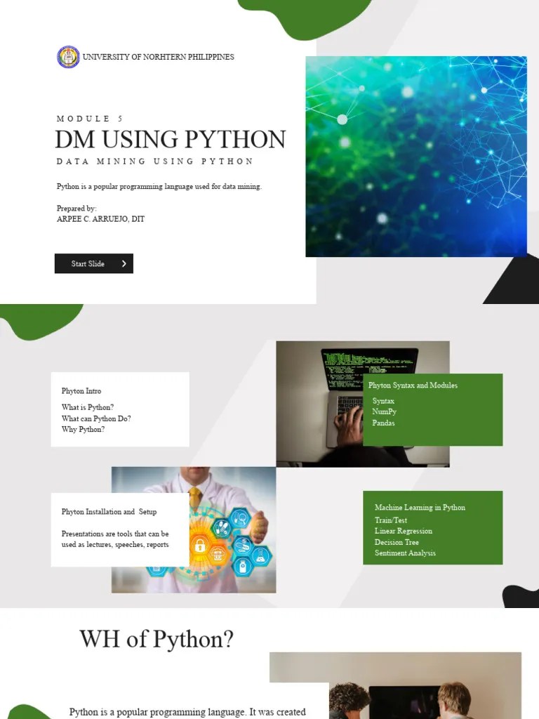 Data Mining Using Phyton | PDF | Python (Programming Language) | Comma ...
