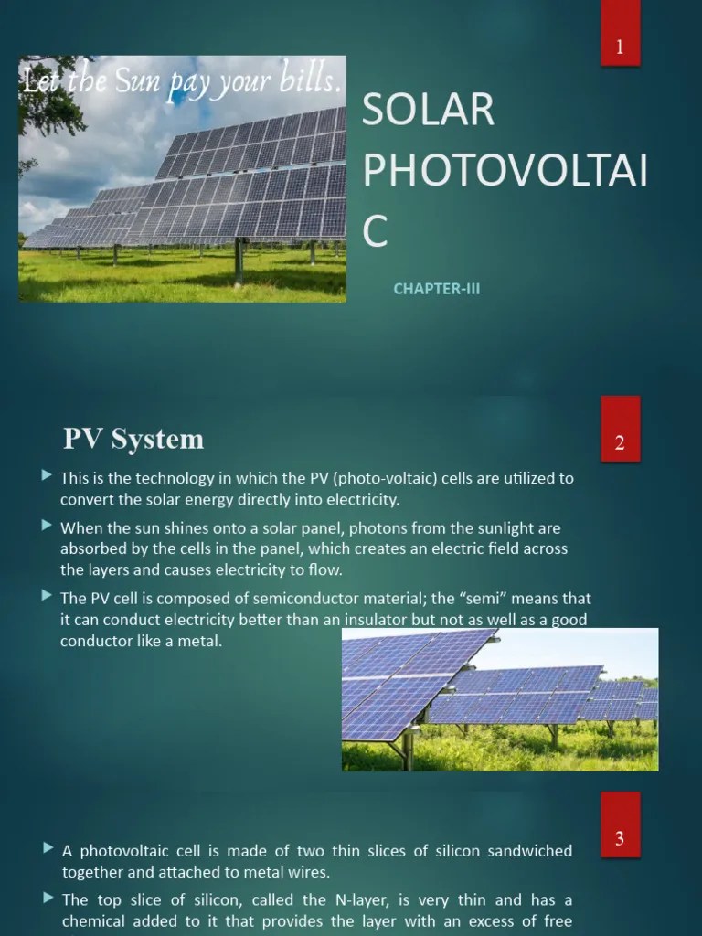 PV Abdullah Lecture | PDF | Photovoltaics | Lithium Ion Battery