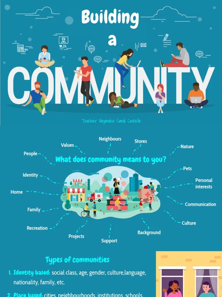 Building A Community - UNIT 1 | PDF | Preposition And Postposition | Linguistics
