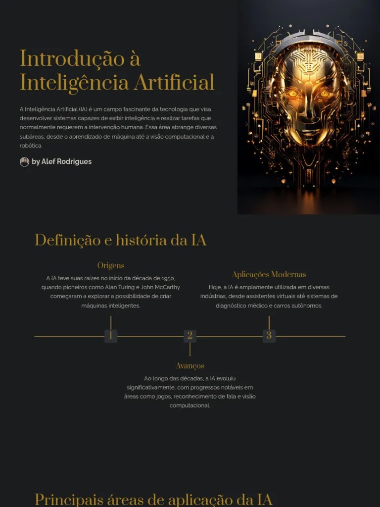 Introducao A Inteligencia Artificial | PDF | Inteligência Artificial ...