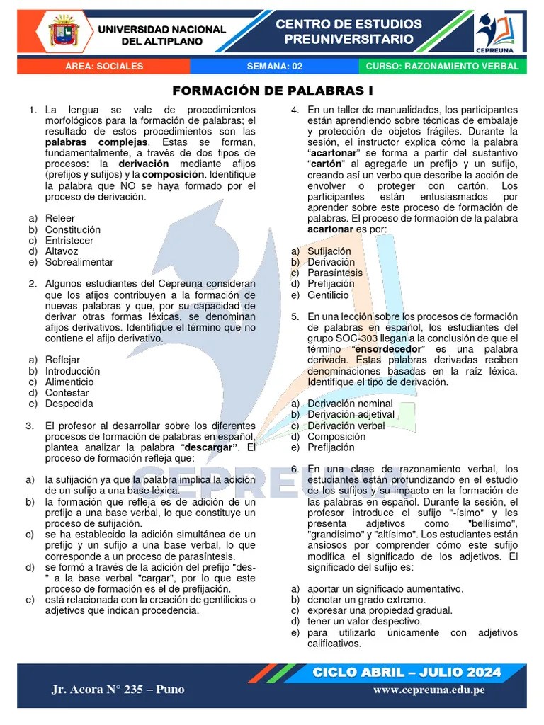 Cuadernillo-20240414 124447m4dj | PDF | Palabra | Verbo