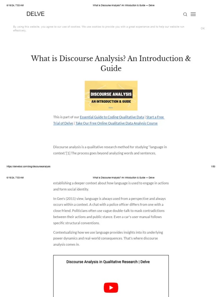 What Is Discourse Analysis_ An Introduction & Guide — Delve | Download ...