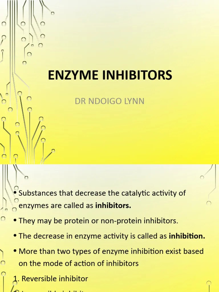 Biochemistry 1 Lesson 22 (Enzyme Inhibitors) | PDF | Enzyme Inhibitor | Enzyme