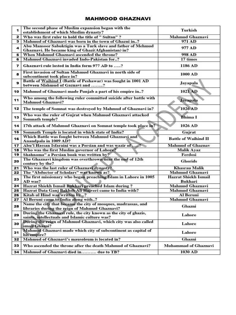 History Lecture 2 | PDF