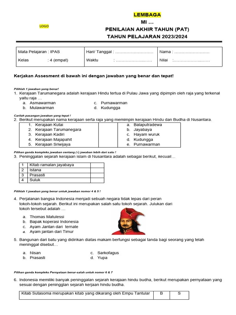 Soal Ipas Pat 2024 | PDF