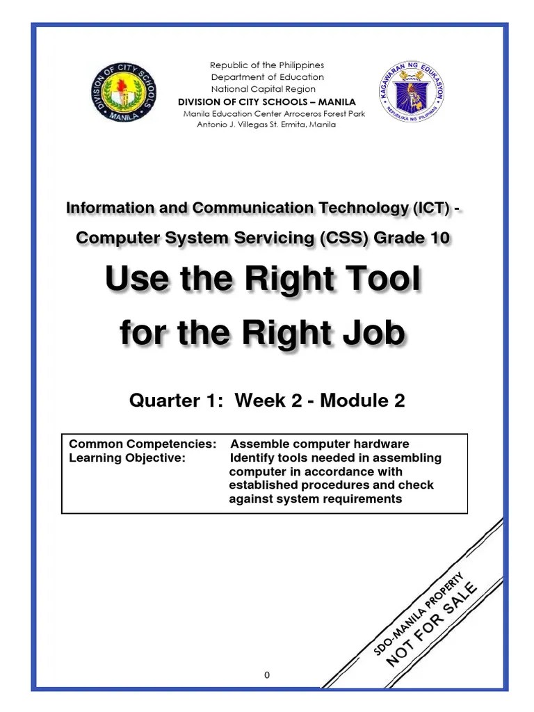 Final Tle-Te 10 - Q1 - W2 - Mod2 - Ict Css - Sheryl Unciano | PDF | Screw | Electrostatic Discharge