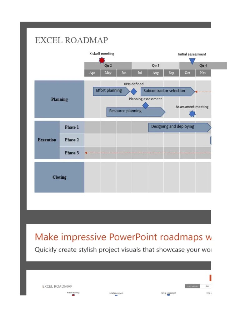 Excel-roadmap-template | PDF