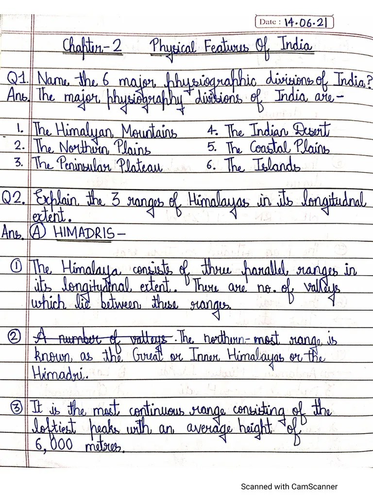 Physical Features Of India | PDF