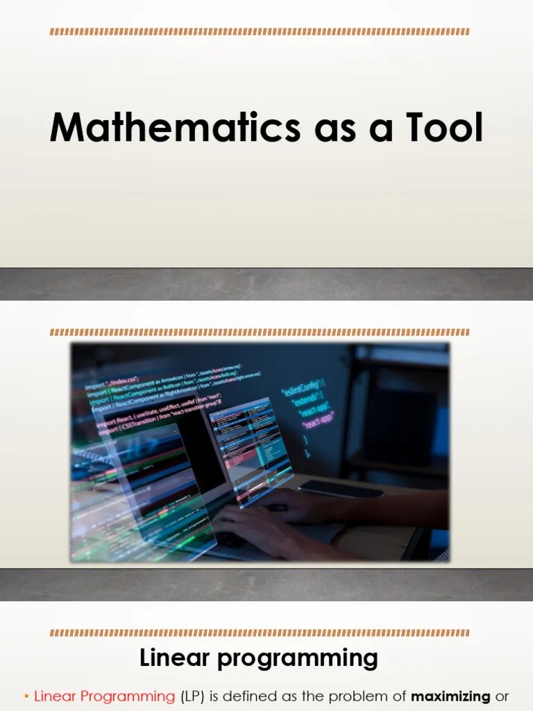Linear Programming PDF Slides | PDF | Mathematical Optimization ...