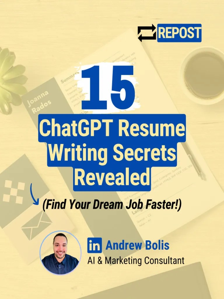 Chatgpt Resume Writing Guide | PDF