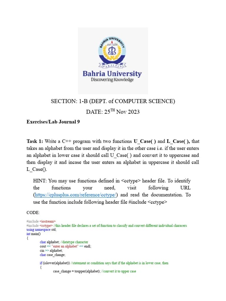 Computer Programming Solved C++ Basics | PDF | Computers