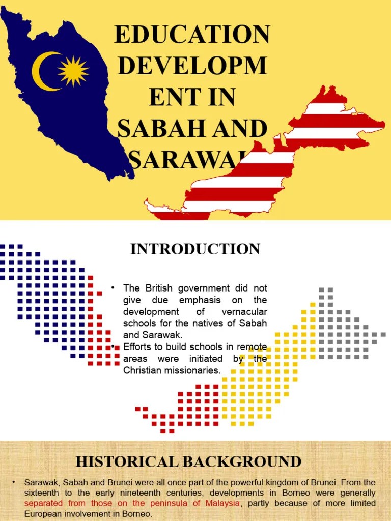 1 4 Education Development In Sabah Sarawak Pdf Sarawak Borneo