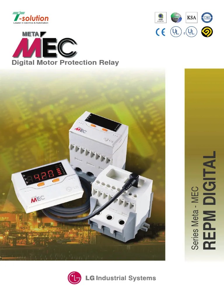 Digital Motor Protection Relay Catalog | PDF | Alternating Current ...