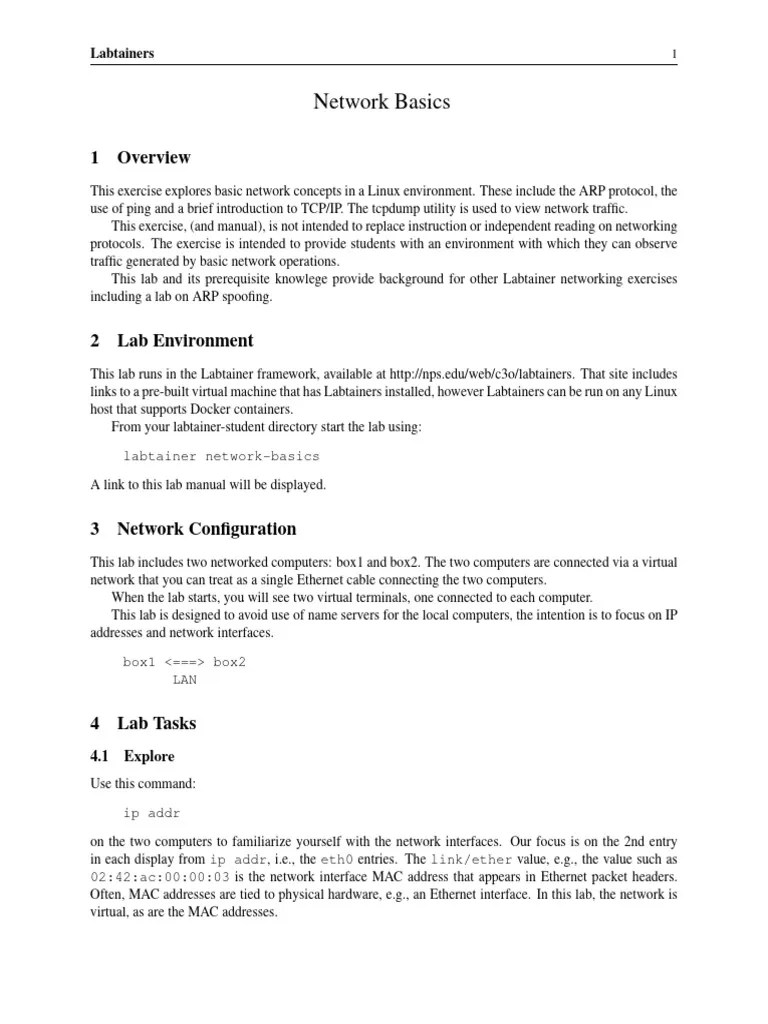 Network Basics | PDF | Transmission Control Protocol | Computer Network