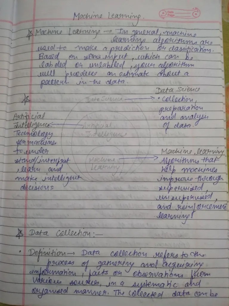 Machine Learning Notes | PDF