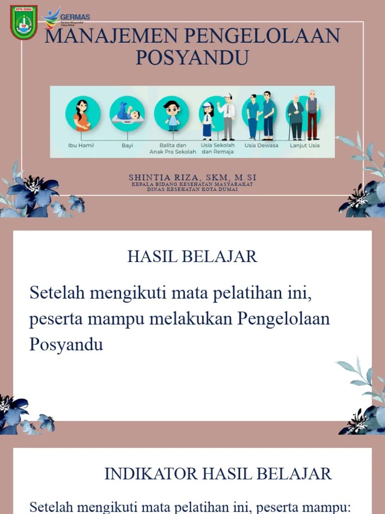 Manajemen Pengelolaan Posyandu | PDF