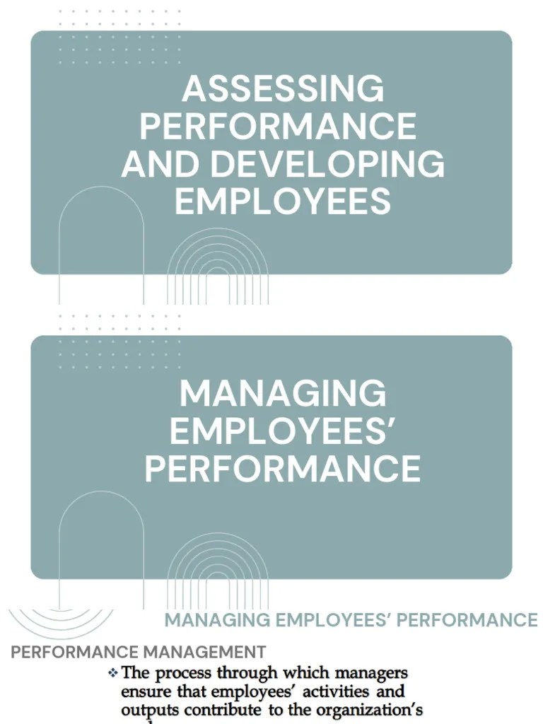 Lecture 4 | PDF | Performance Appraisal | Psychology