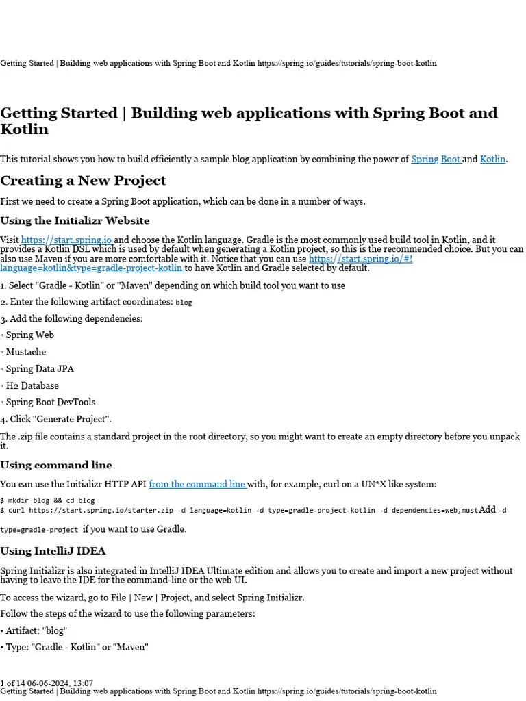 5.15.1 Getting Started Building Web Applications With Spring Boot And ...