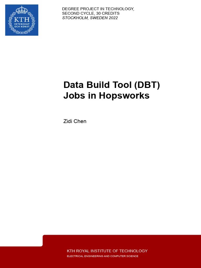 Data Build Tool (DBT) | PDF | Json | Apache Spark