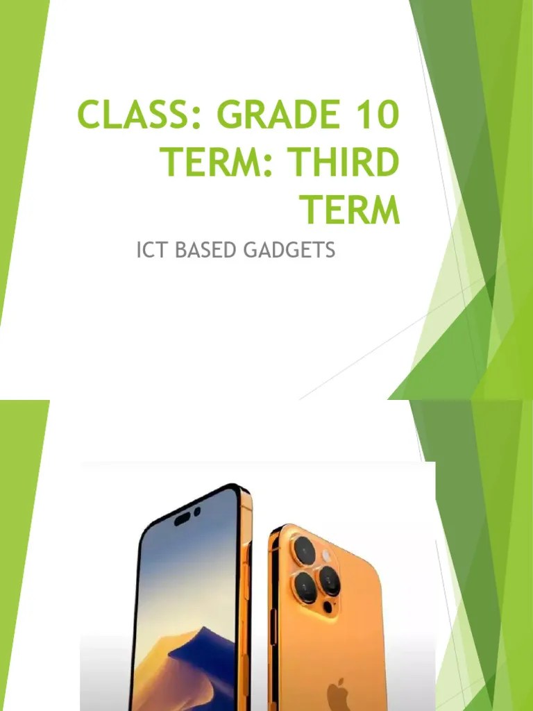 GRADE 10 ICT THIRD TERM 24 UP | PDF | Random Access Memory | Computer ...